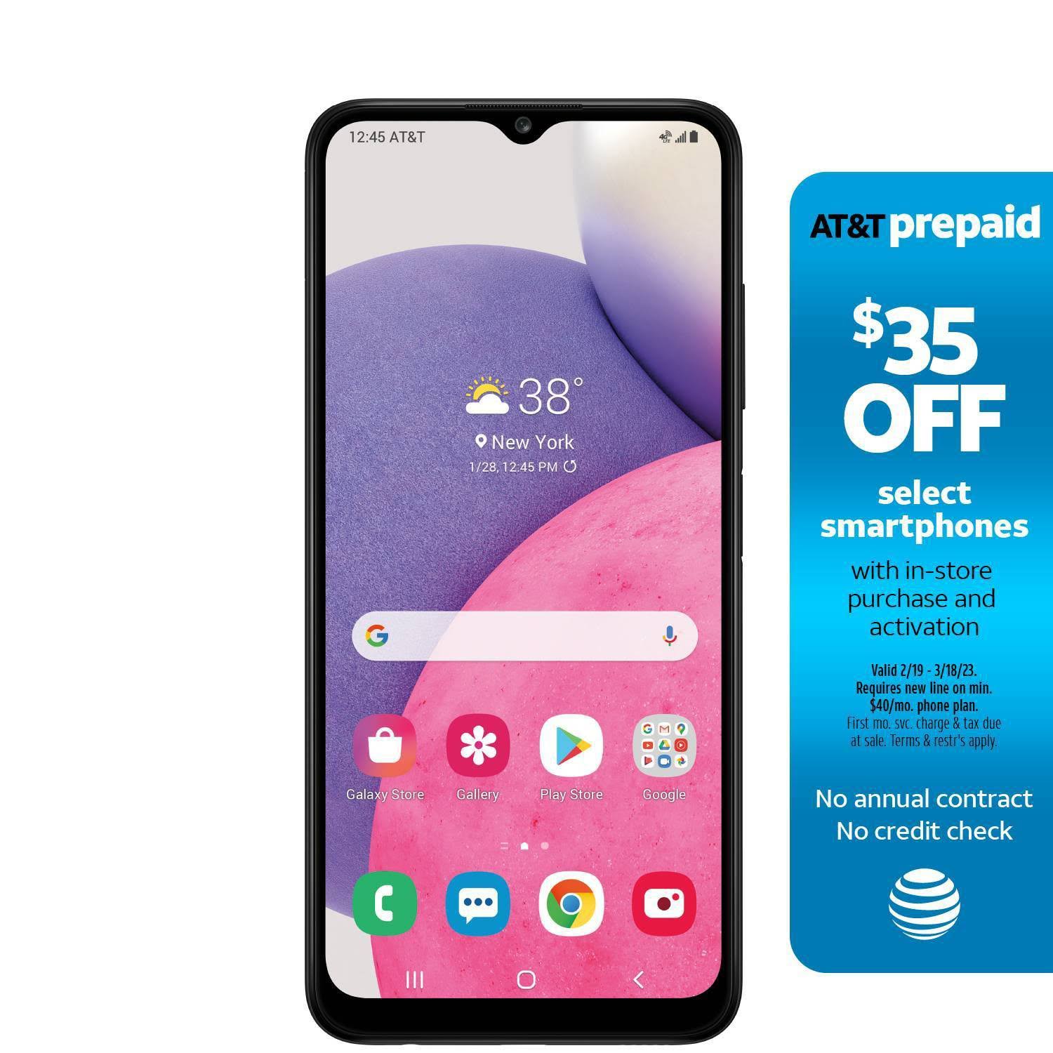 At&T Prepaid Samsung Galaxy A03s (32gb) Smartphone - ULHT8903_VLTDN
