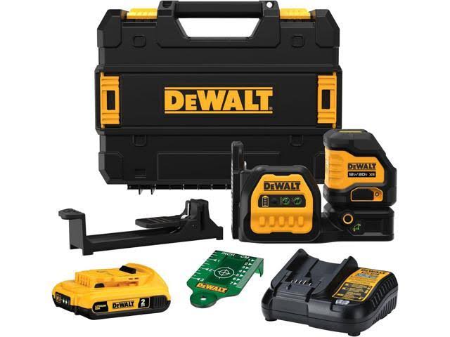 Dewalt Dcle34020g 20v Max* Cordless Cross Line Green Laser T3ZU3ZOU_3OYMN