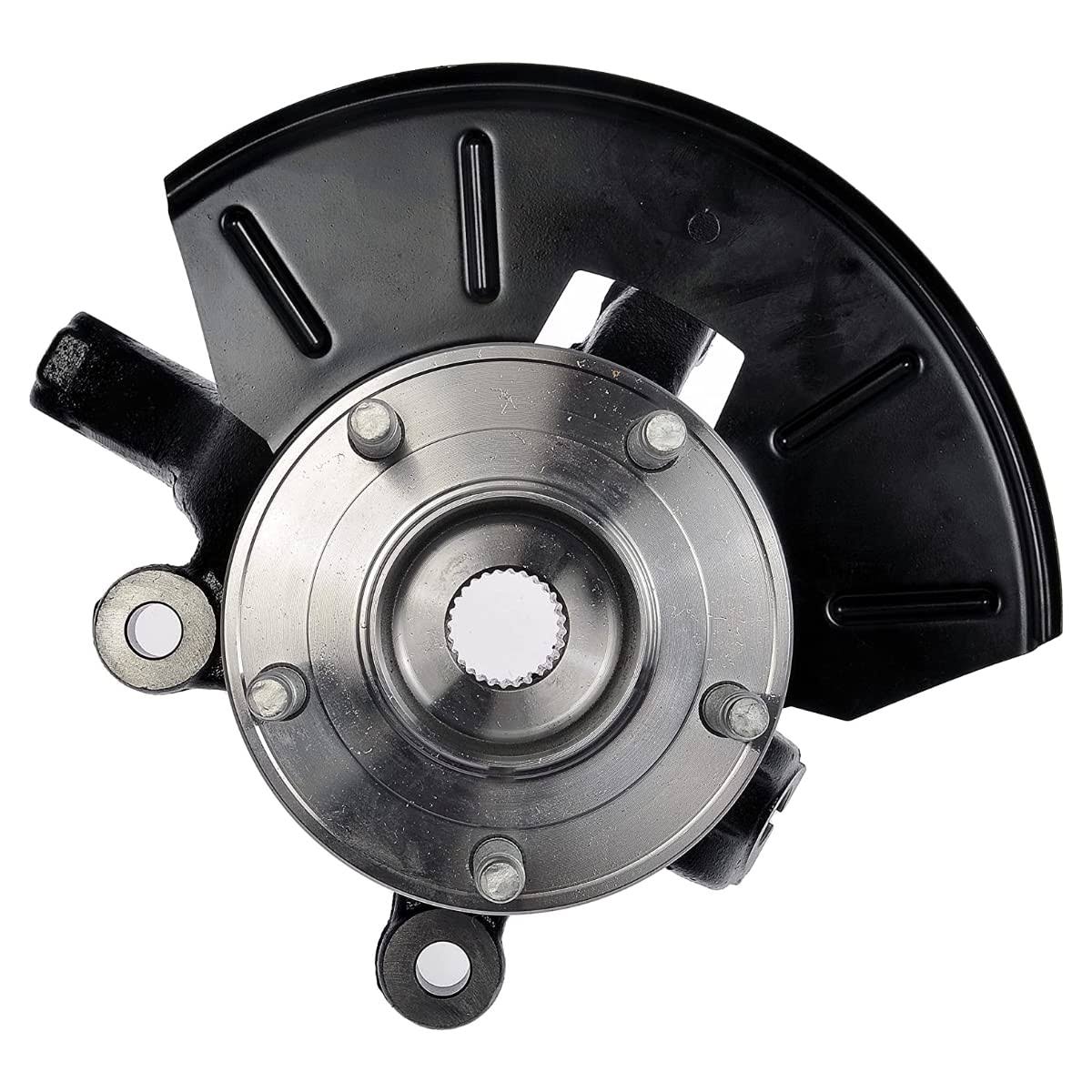 Autoshack Kn798407 Front Steering Knuckle & Wheel Bearing Hub Assembly 5 Lugs Driver Side Replacement For 2005-2012 Ford Escape 2005-2011 WFD9TMYG_QI0KL