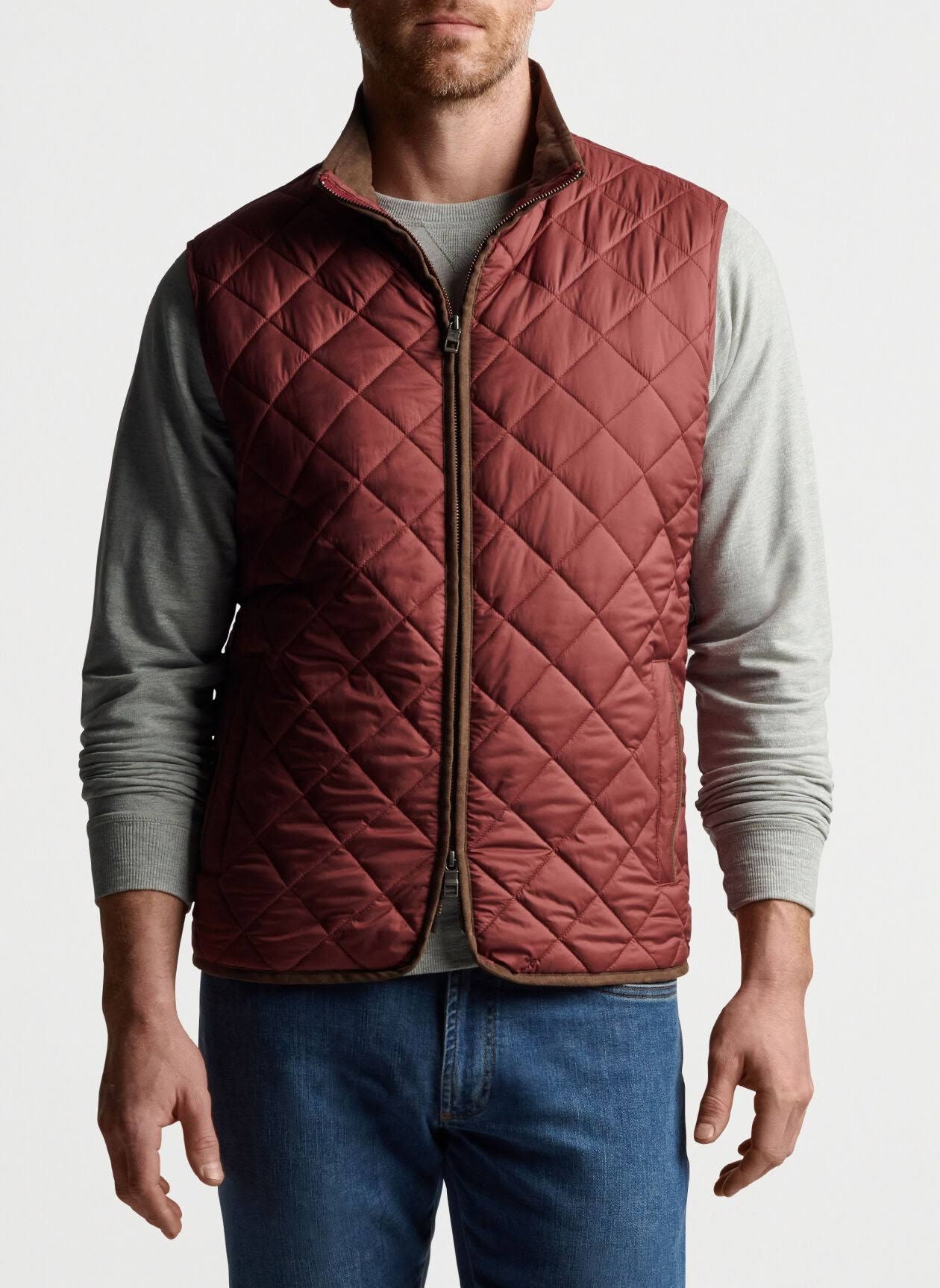 Peter Millar Essex Quilted Travel Vest Black / SXVUVYPJ_FFMRW