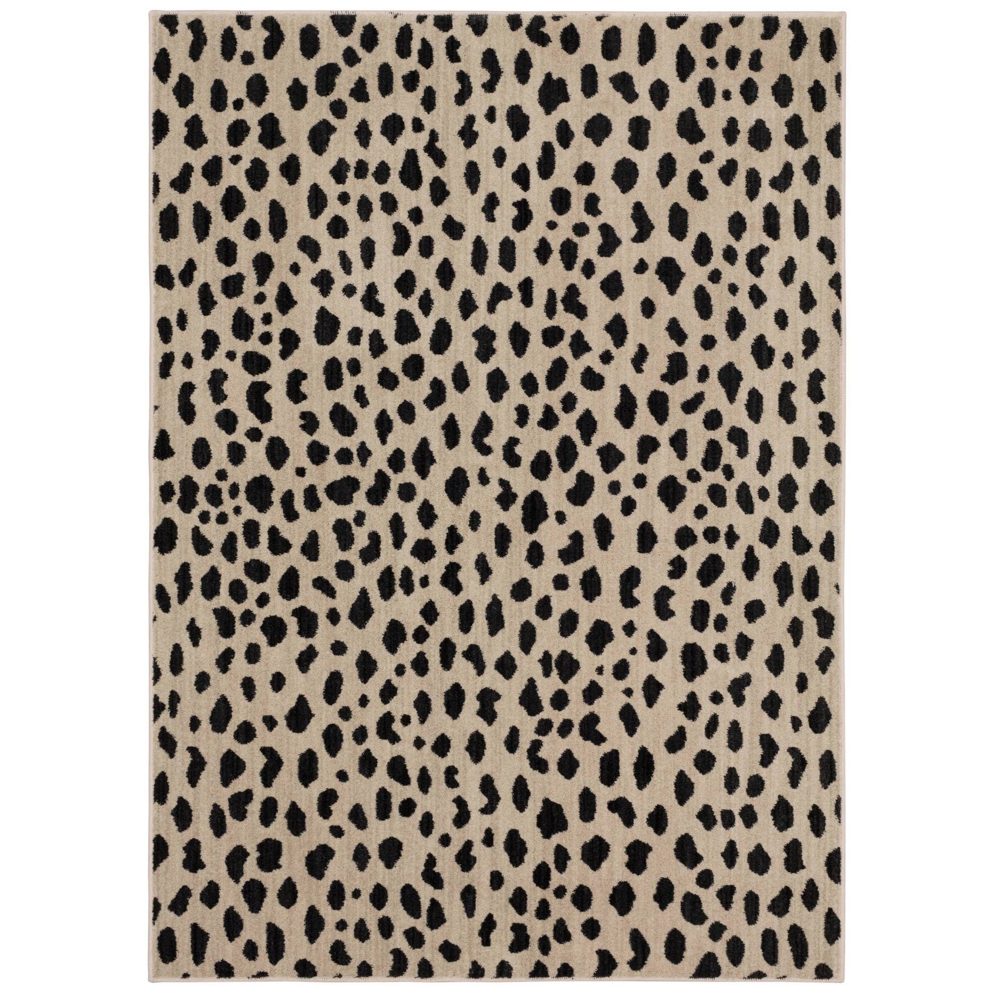 Threshold 5'X7' Leopard Spot Woven Area Rug Black/White - WAEMWWGO_J6TIE
