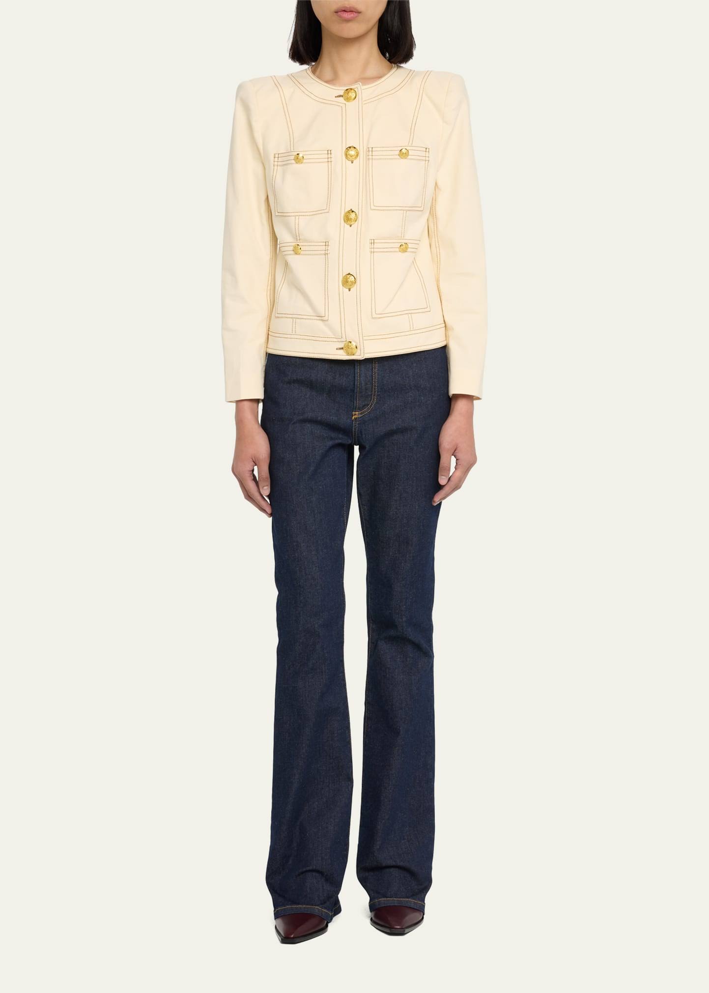 Veronica Beard Women's Ferazia Jacket - Natural - Casual V6B2ZJM5_OFHW2