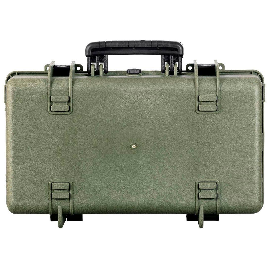 Monoprice Weatherproof Hard Case - 22in X 14in X 8in Od Green With Customizable Foam Shockproof 8OOHKRIP_NHBKC