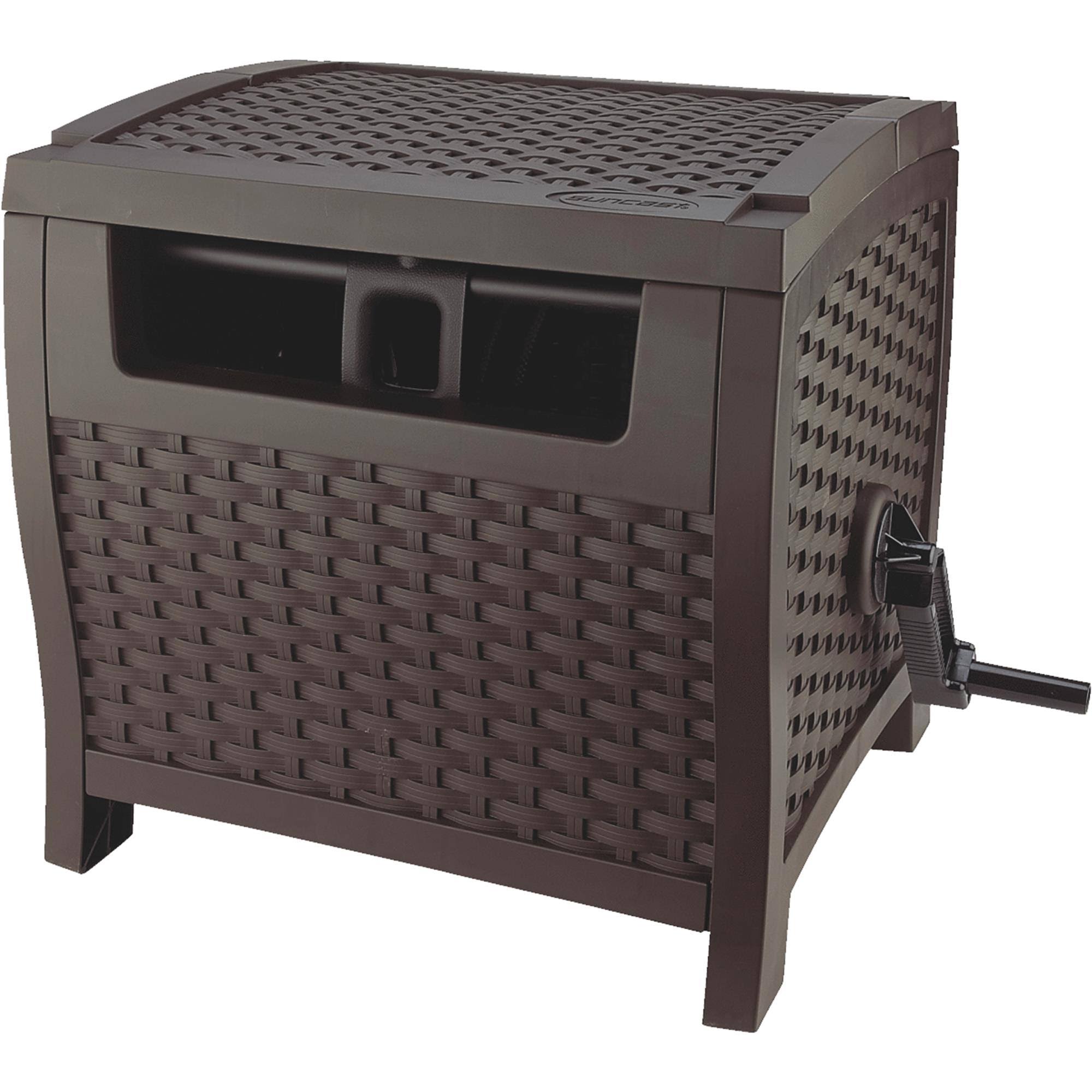 Suncast Slide Trak Garden Hose Reel Hideaway, M7AEFMUV_Q8CQE