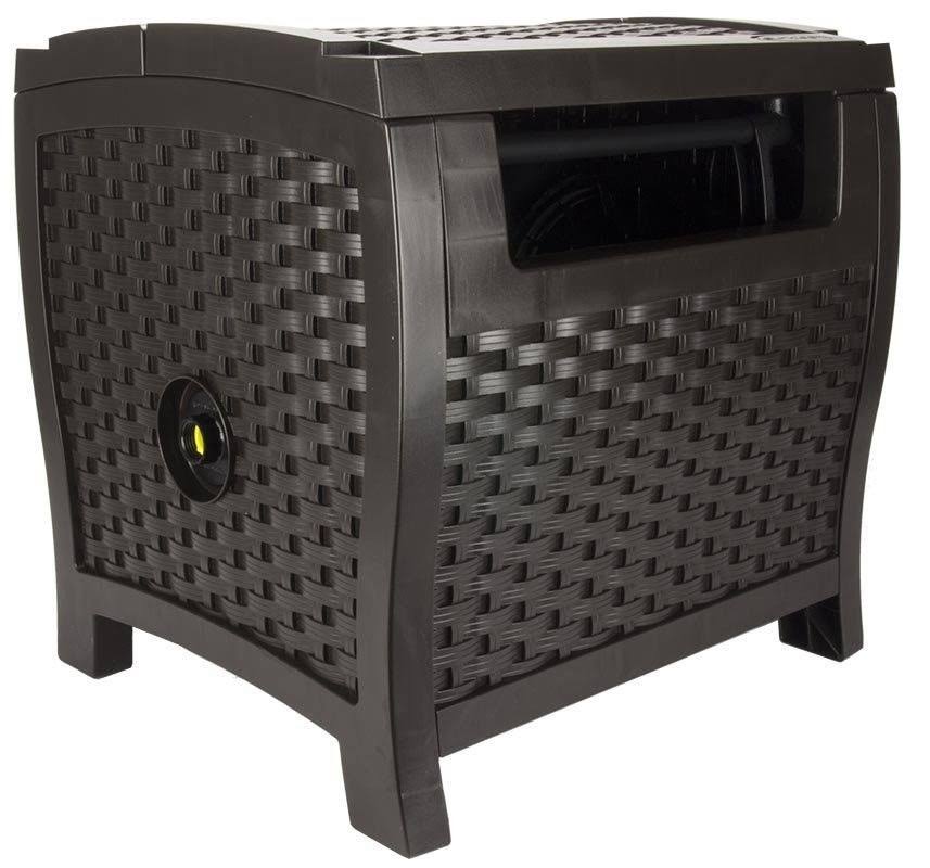 Suncast Slide Trak Garden Hose Reel Hideaway, M7AEFMUV_Q8CQE