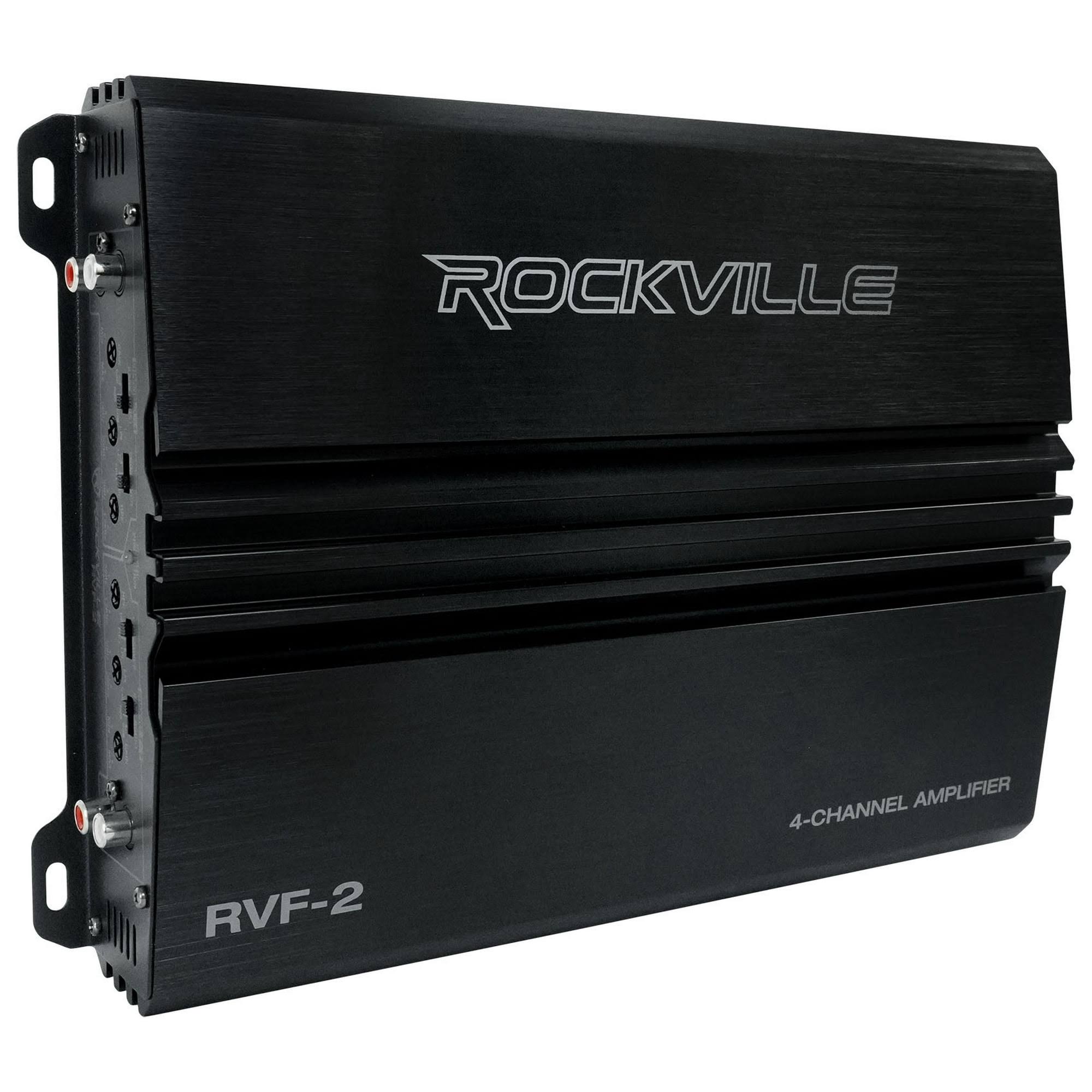 Rockville Rvf-2 1200w Peak/300w Rms 4 Channel Car Amplifier Stereo R4FN4FKN_IK7XV