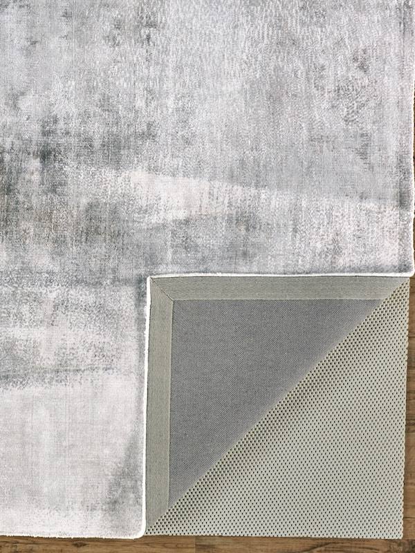 Cashel Handwoven Lustrous Viscose Rug, Tonal Grays Area Rug - 8' X 10' 6HFLZ95Q_WWHP4