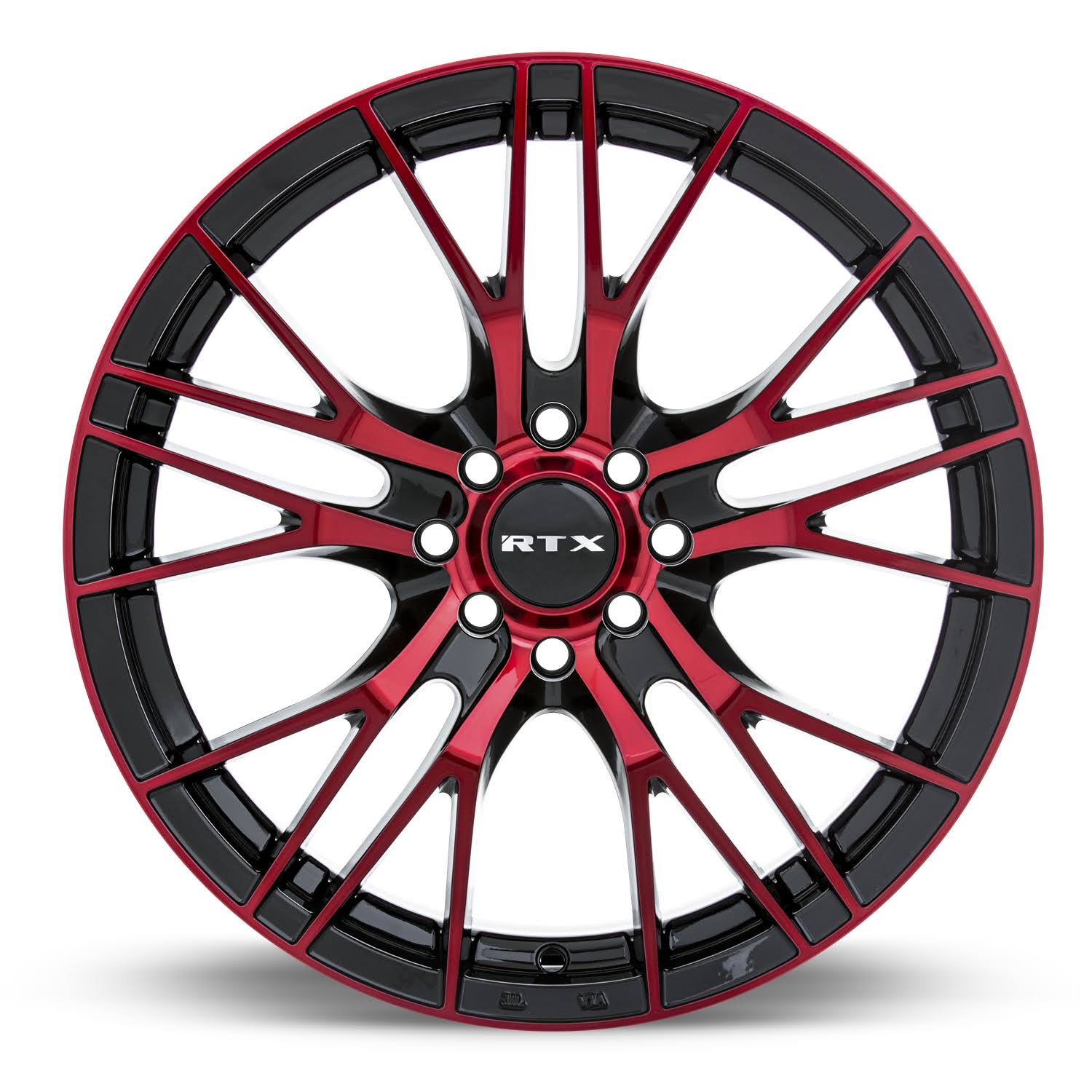 Rtx Vertex Wheel 17x7.5 5x112 Black Machined Red JCHWTXDL_DOS6F